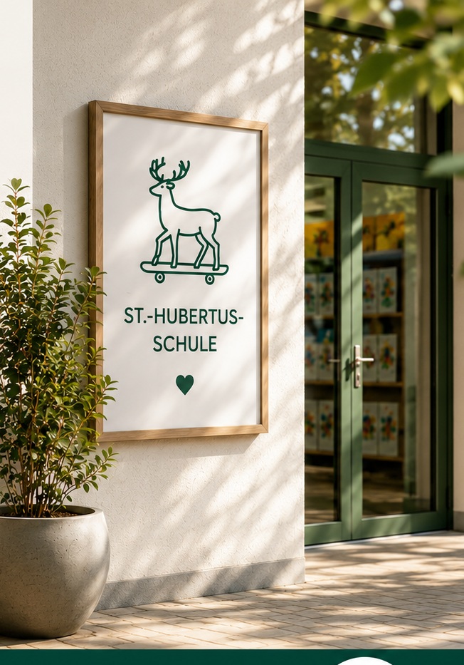 Eingangsbereich der St.-Hubertus-Schule